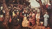 Pieter Bruegel The Sermon of St John the Baptist oil painting artist